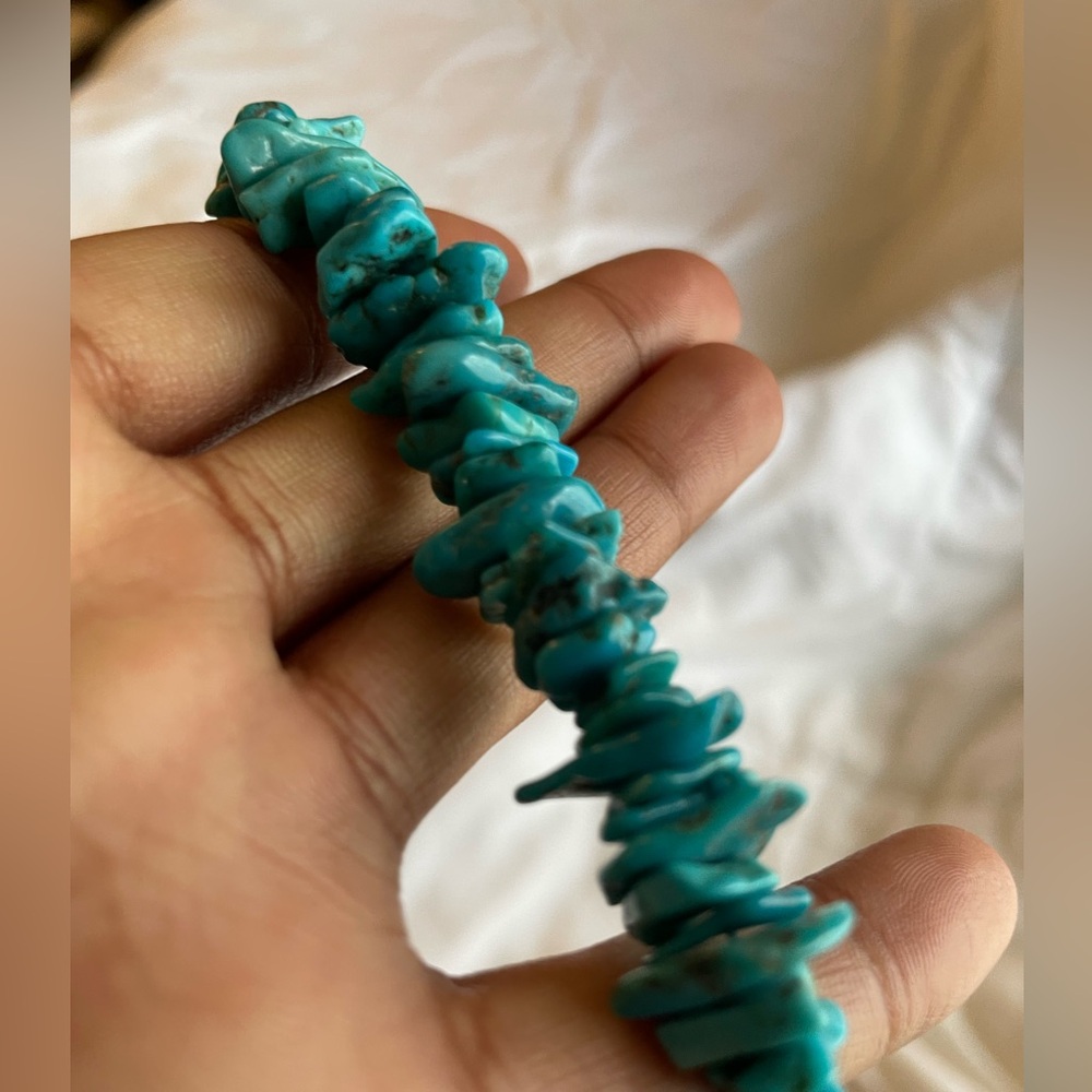 Vintage Turquoise Navajo Necklace - Picture 2 of 4